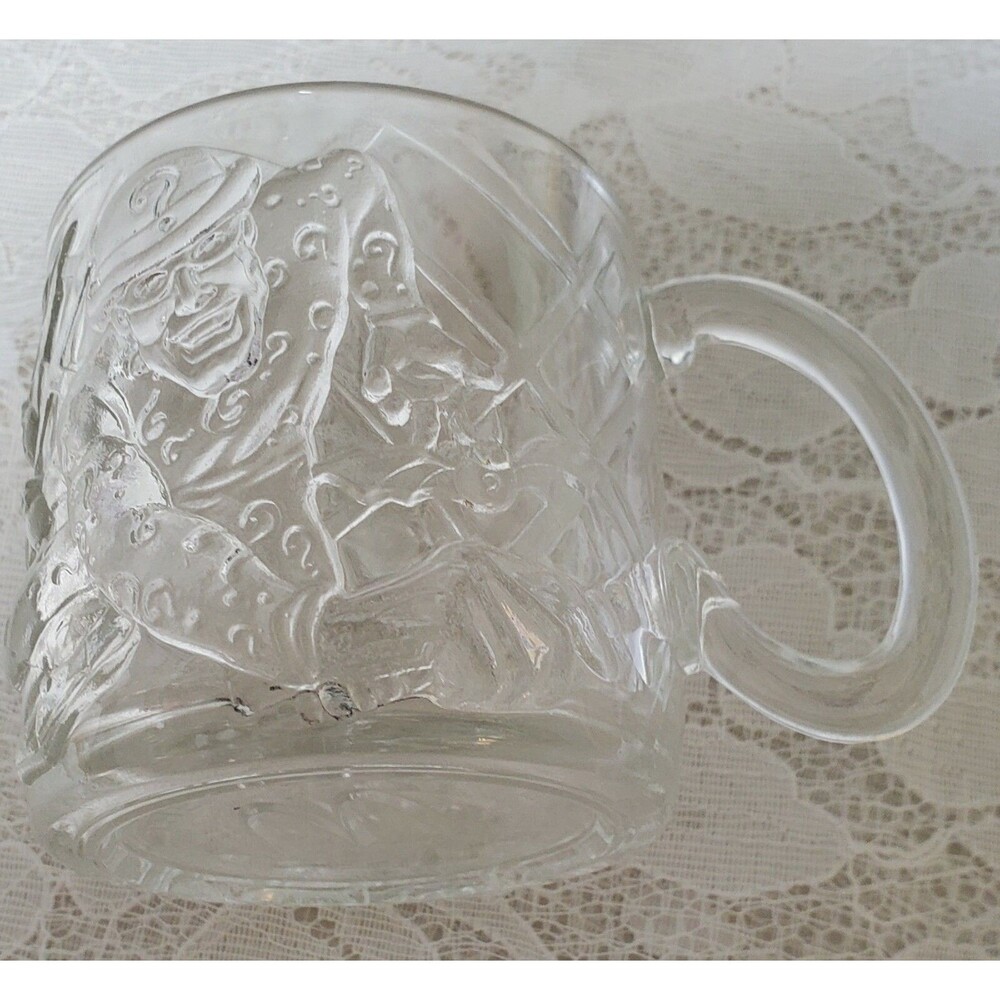 McDonald's Batman Forever Glass Mug - 1995 - The Riddler